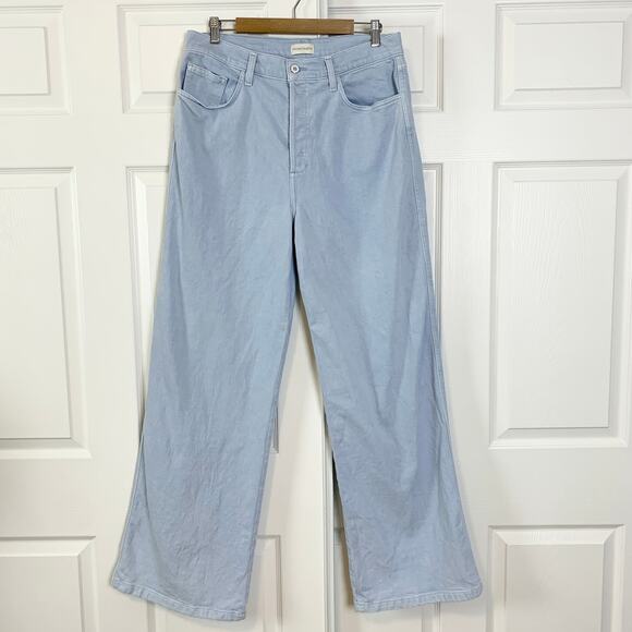 Favorite Daughter The Masha Super High Rise Wide Leg Jean Coastal Size 31 - Picture 4 of 11